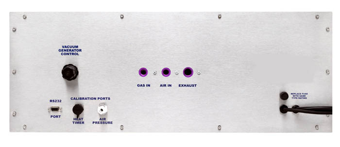 Medical Vacuum Sealer Back Panel - Large View